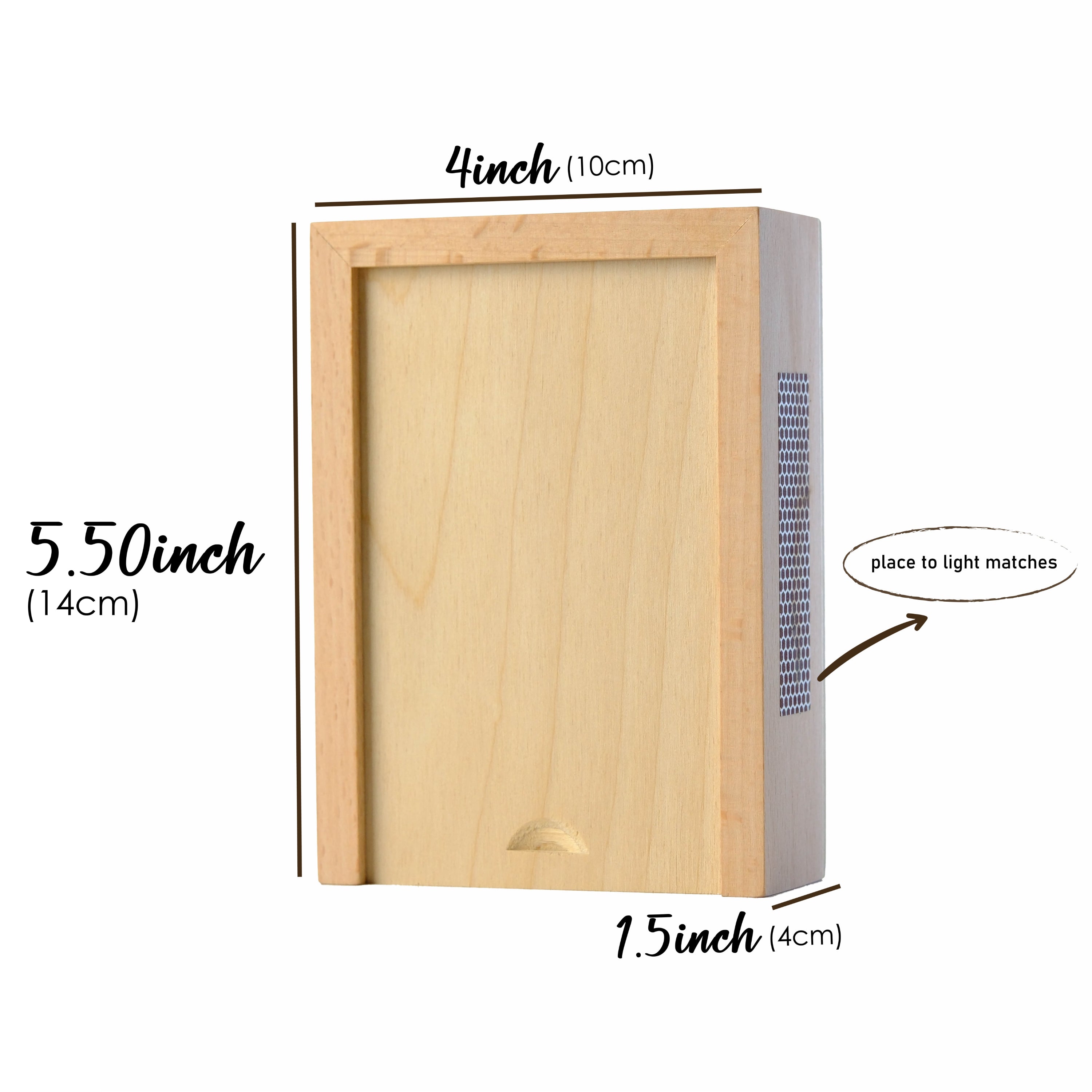 Personalized Wooden Matchbox