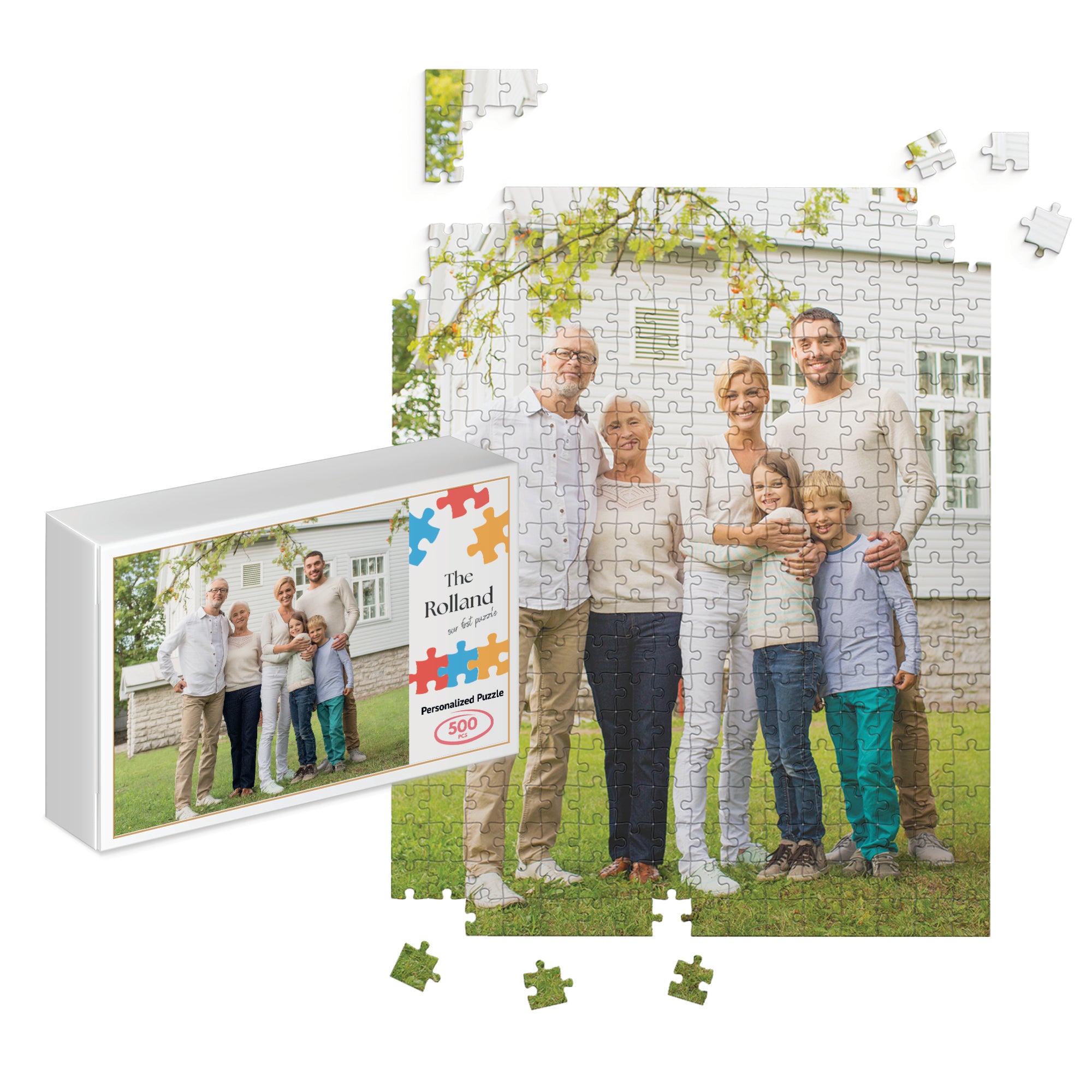 Personalized Photo Puzzle – 99, 500, and 1000 Pieces