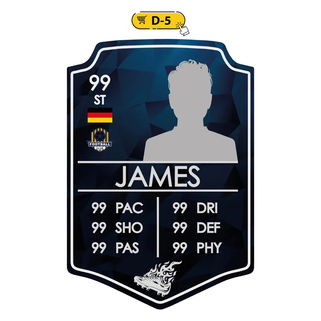 Personalized FIFA Ultimate Team Card