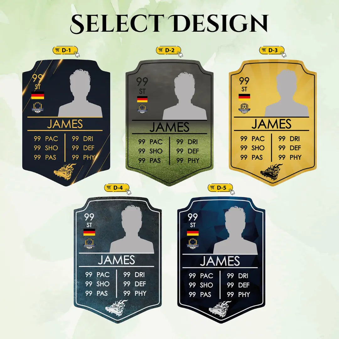 Personalized FIFA Ultimate Team Card