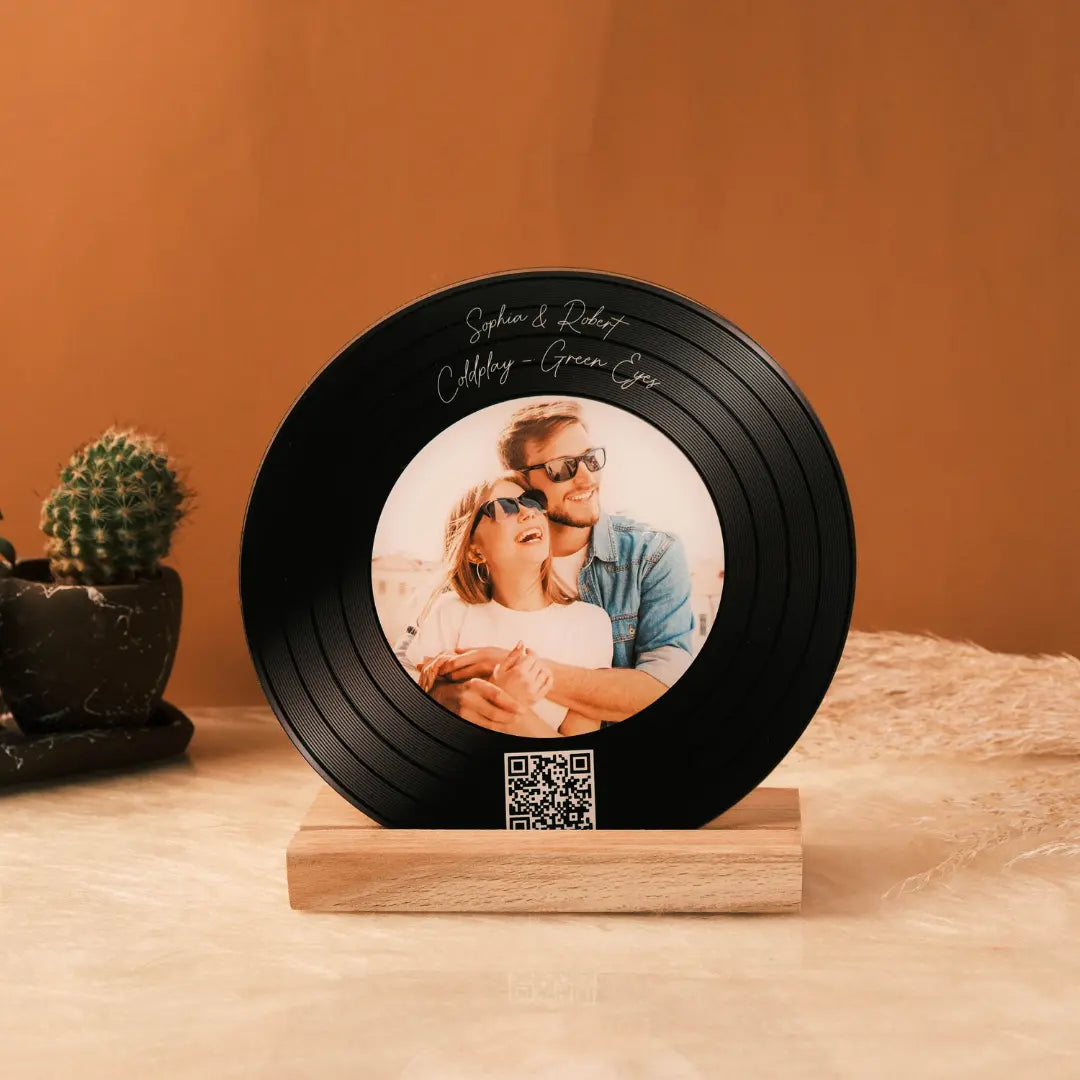 Personalized Photo Music Acrylic Record