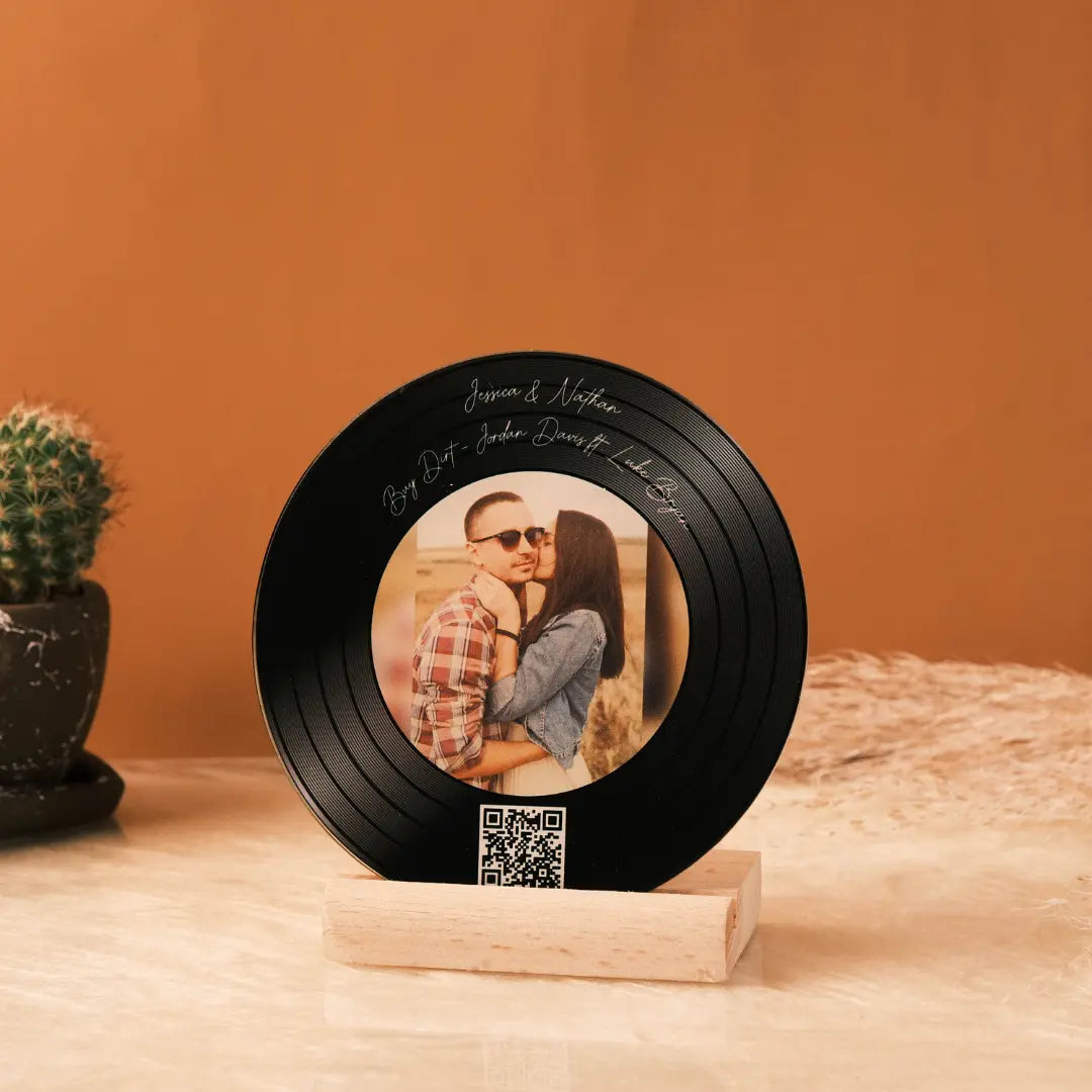 Personalized Photo Music Acrylic Record