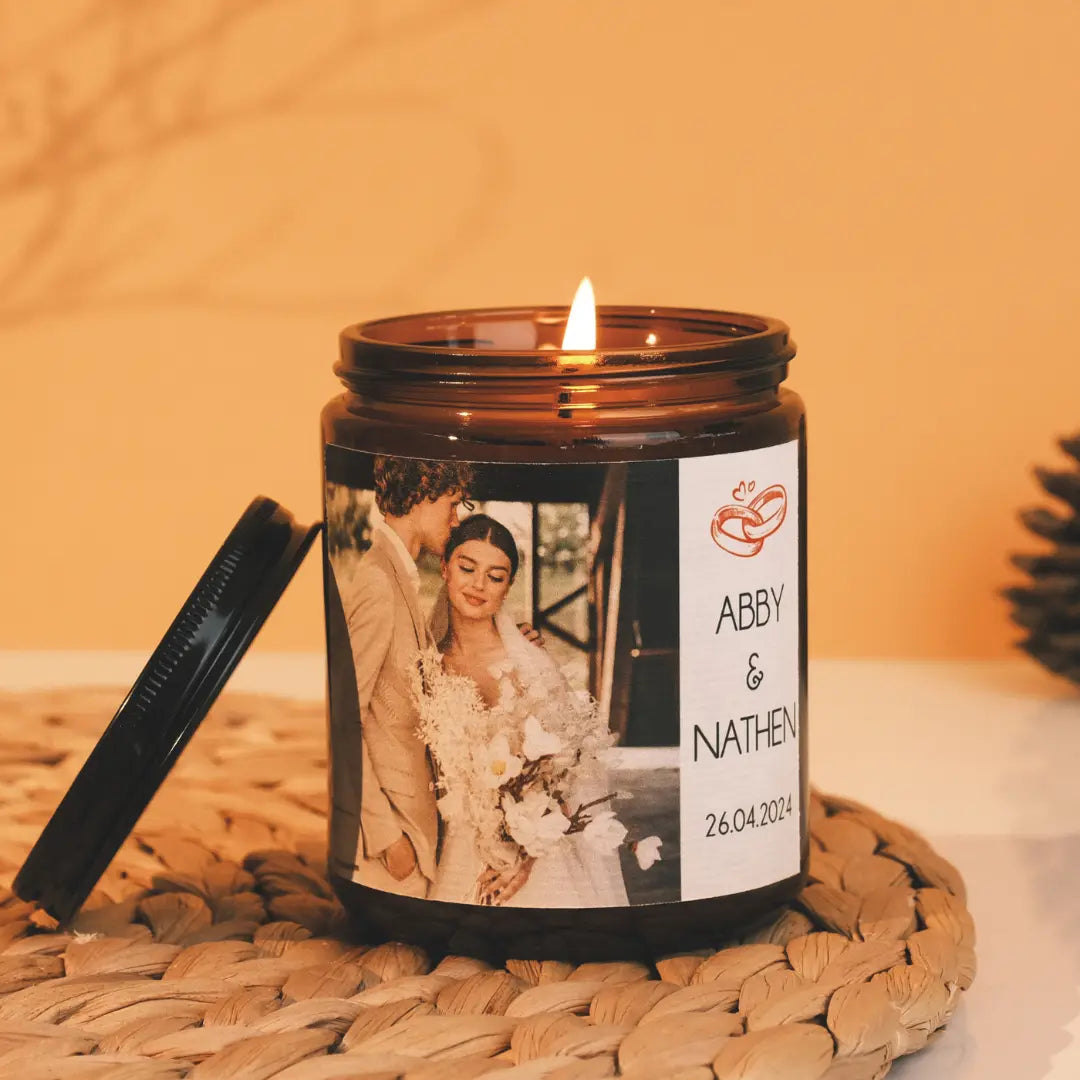 Personalized Picture Candle