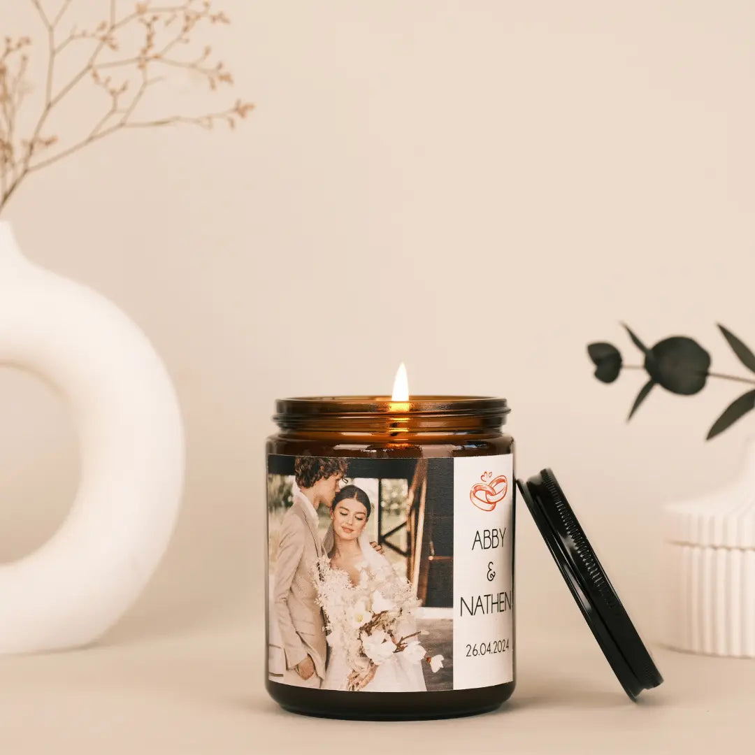 Personalized Picture Candle