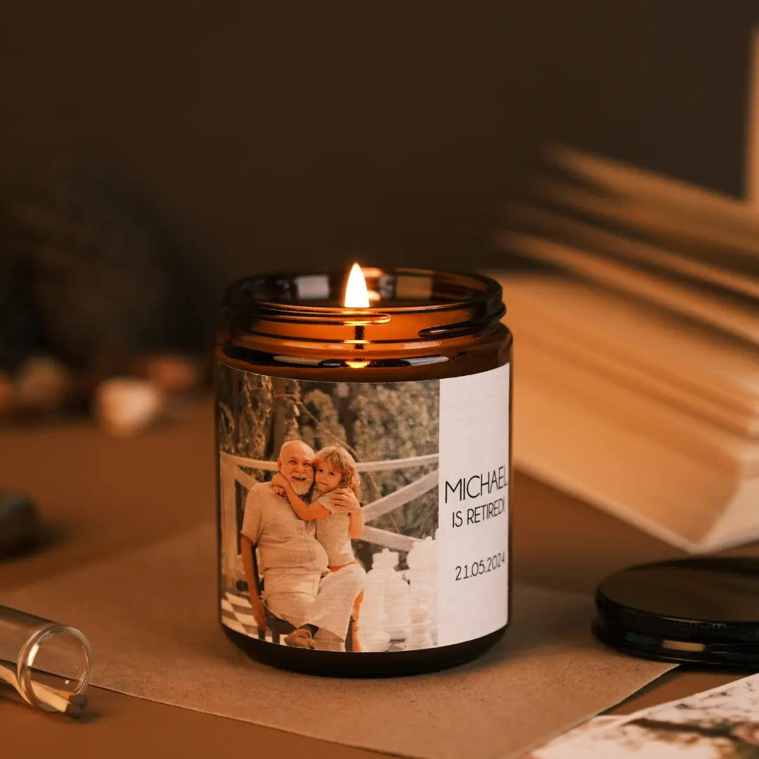 Personalized Picture Candle