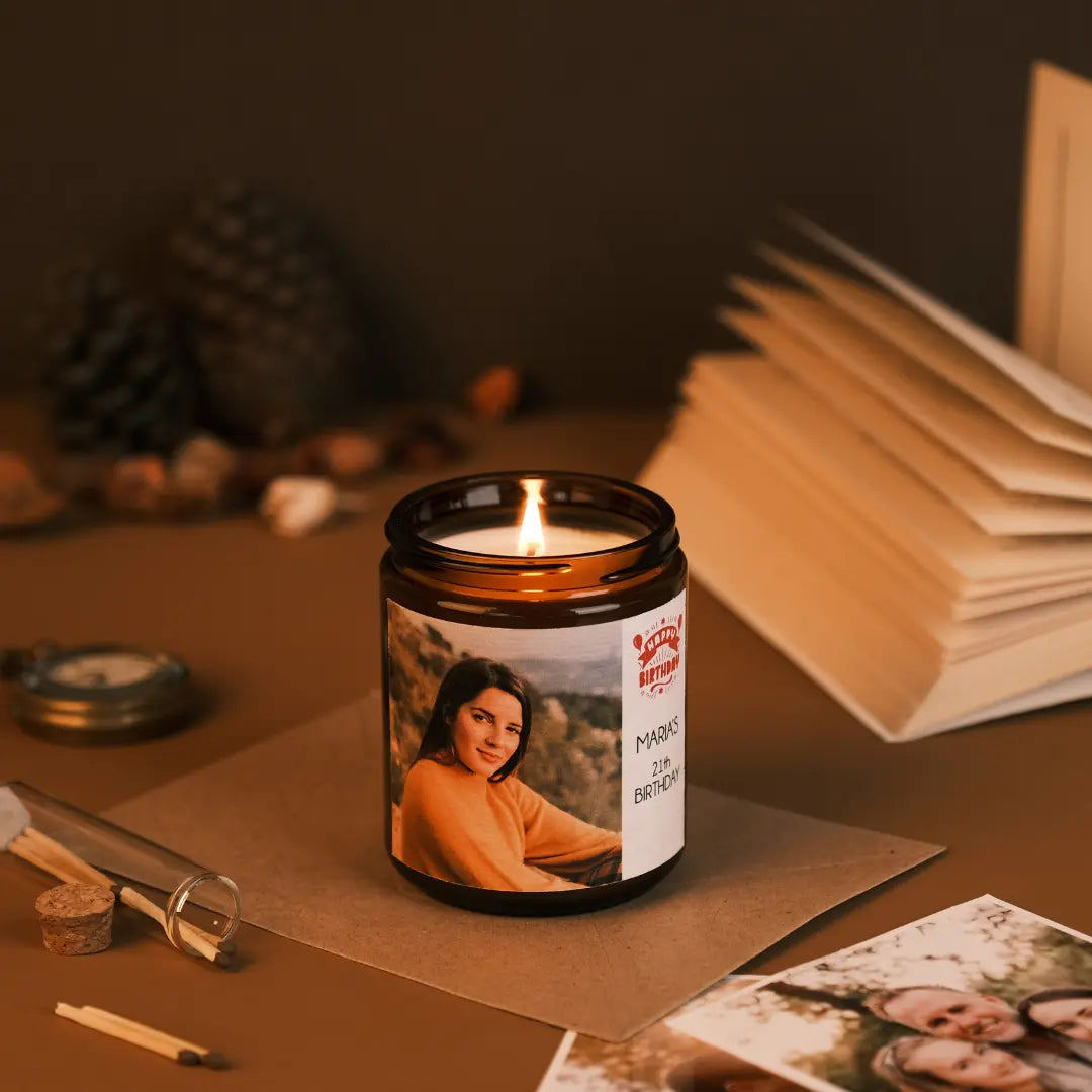 Personalized Picture Candle