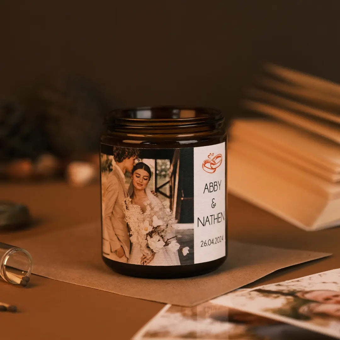 Personalized Picture Candle