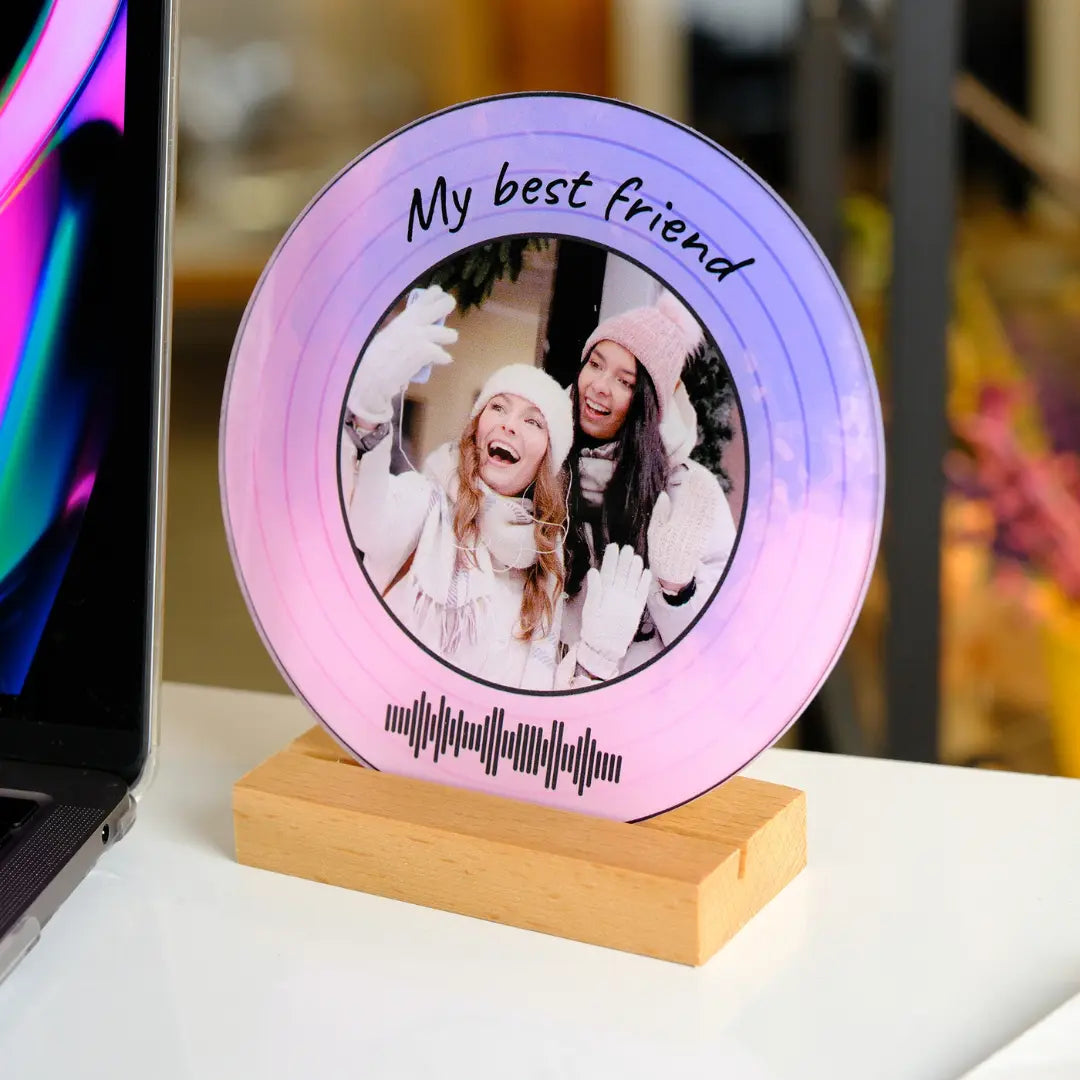 Personalized Romantic Photo Song Acrylic Plaque