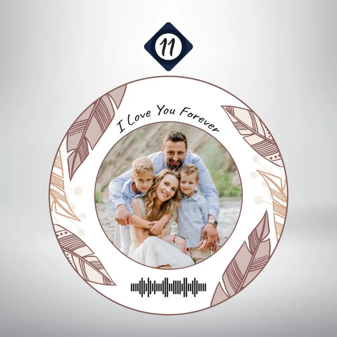 Personalized Romantic Photo Song Acrylic Plaque