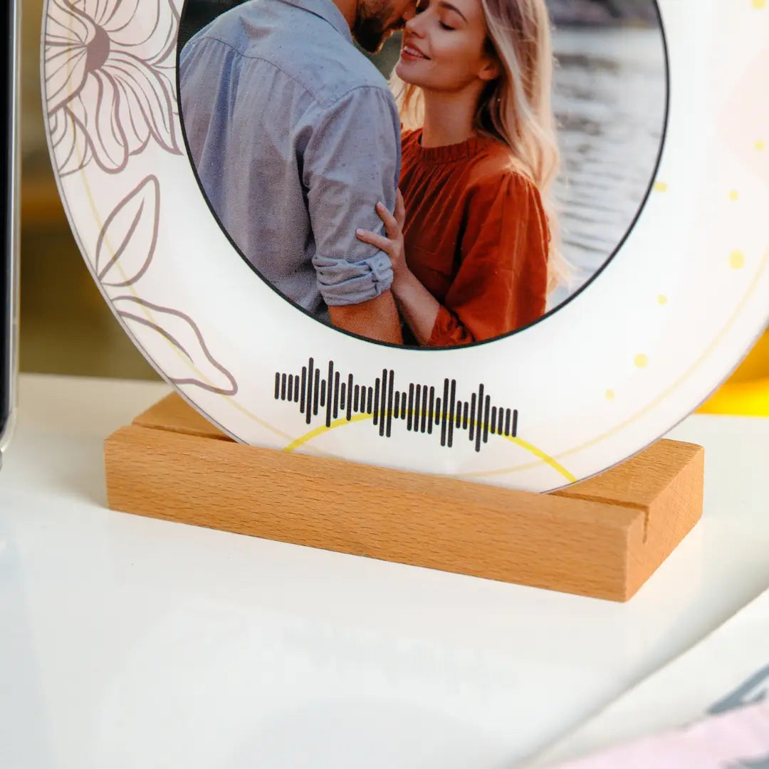 Personalized Romantic Photo Song Acrylic Plaque