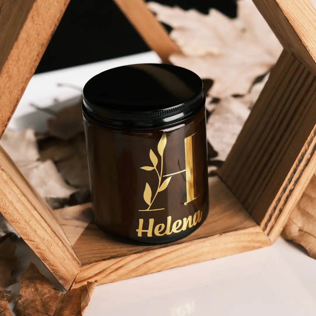 Christmas Gift for Her Personalised Scented Candle