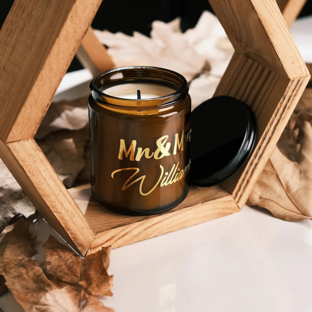 Christmas Gift for Her Personalised Scented Candle