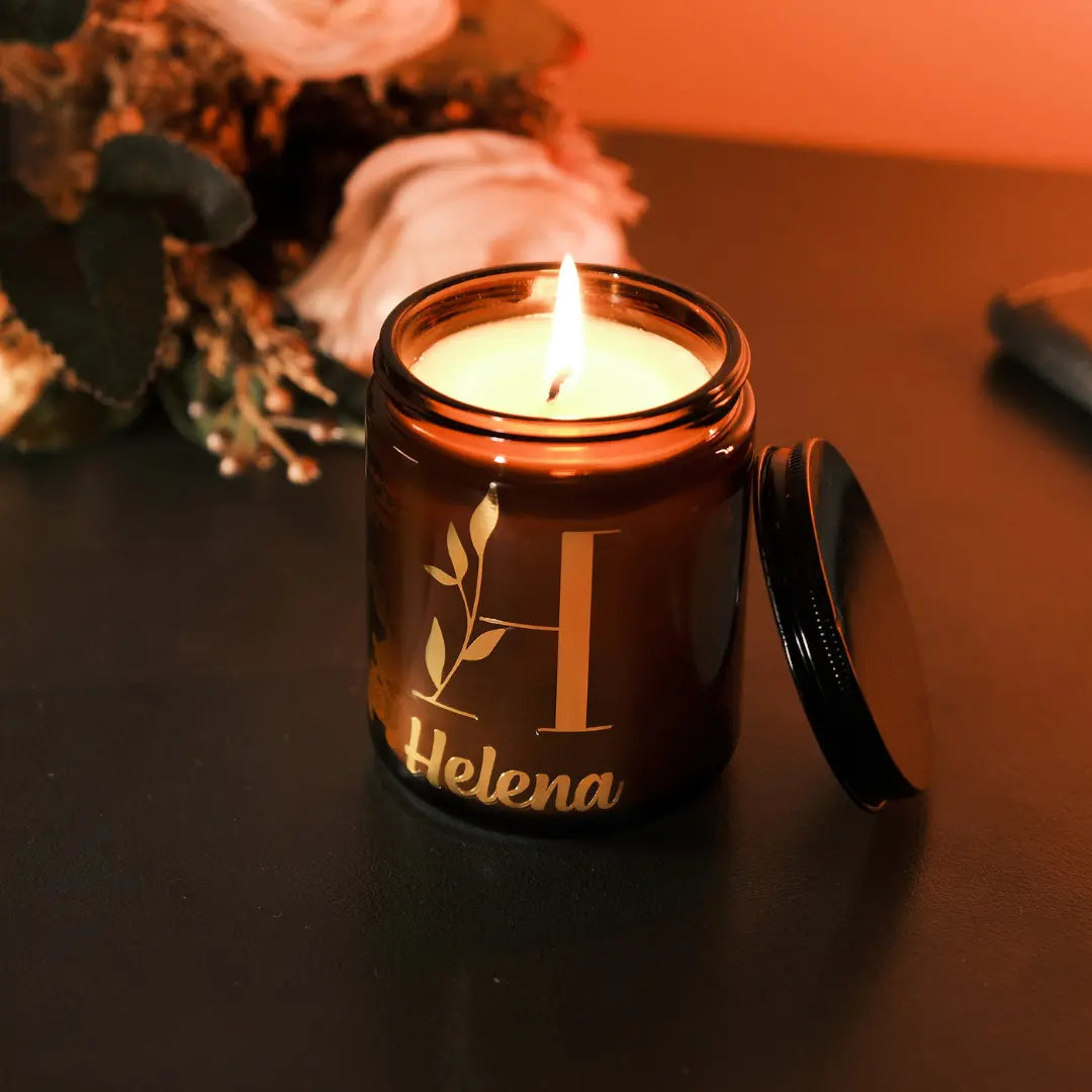 Christmas Gift for Her Personalised Scented Candle