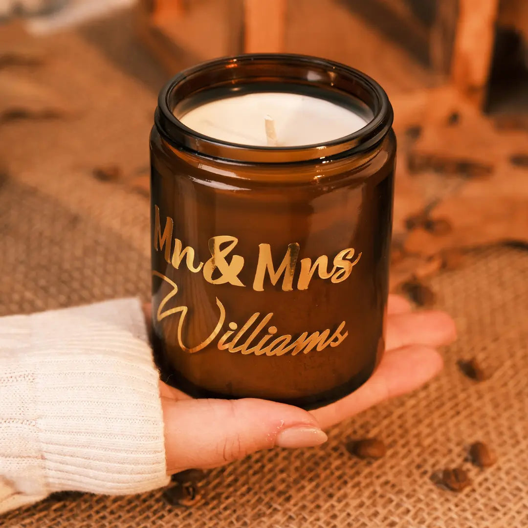 Christmas Gift for Her Personalised Scented Candle