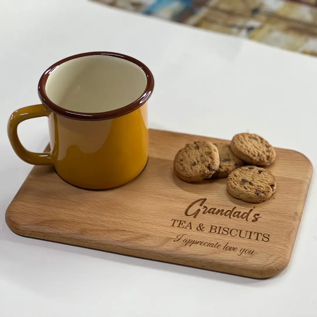 Personalized Tea & Biscuits Board