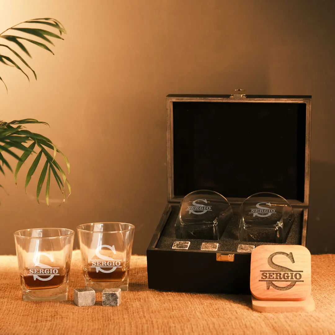 Personalized Premium Whiskey Set