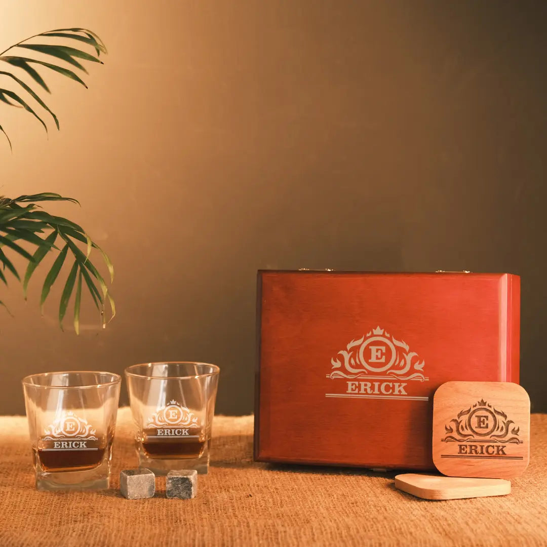 Personalized Premium Whiskey Set